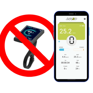 Application smartphone ANNAD pour contrôle du kit d'électrification bluetooth
